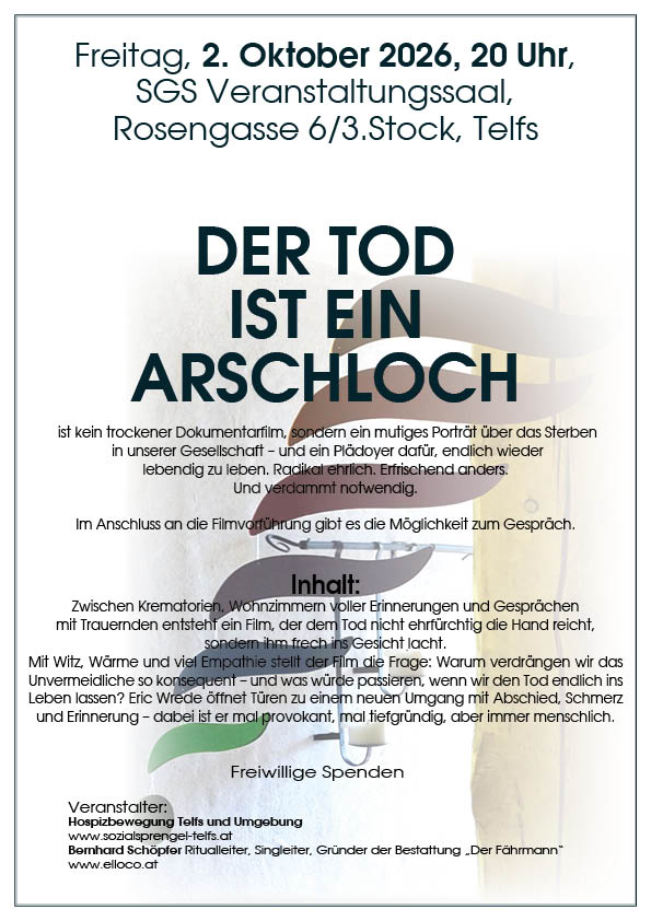 Der Tod ist ein Arschloch